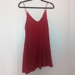 Red dress from Aritzia